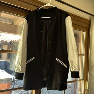 Varsity jacket Black/white